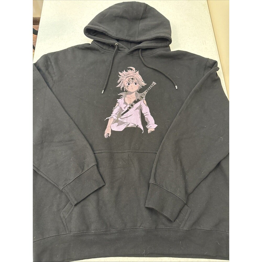 The Seven Deadly Sins Hoodie Meliodas Cosplay Sweatshirt Pullover Anime 2XL